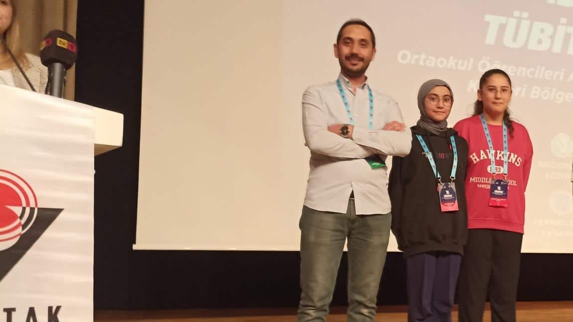 Tübitak Ortaokul Öğrencileri Araştırma Projeleri Yarışmasında Bölge 3.sü Olduk